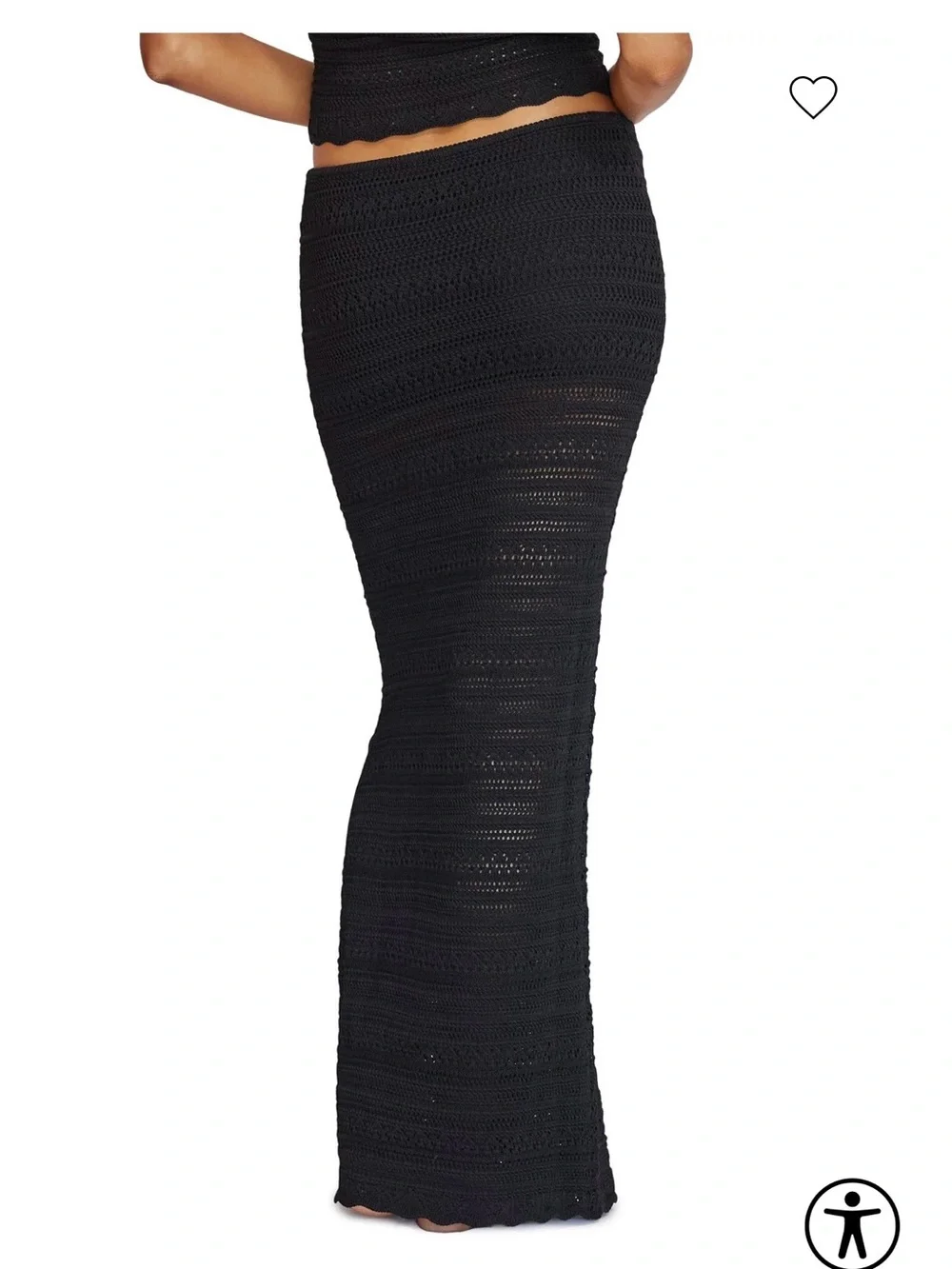 PQ SWIM Crochet Maxi Skirt & Top set